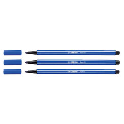 Feutre STABILO Pen 68/32 Medium bleu foncé