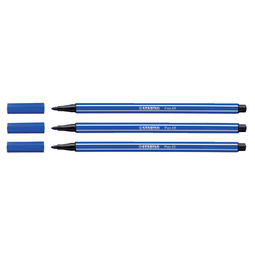 Stabilo Viltstift STABILO Pen 68/32 medium donkerblauw