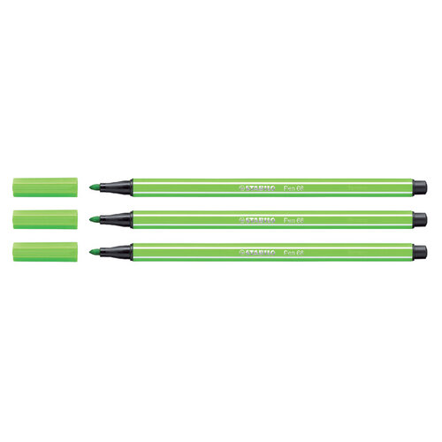 Stabilo Viltstift STABILO Pen 68/33 medium lichtgroen