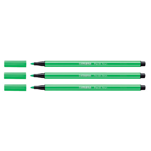 Stabilo Feutre STABILO Pen 68/033 Medium néon vert