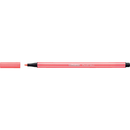 Stabilo Feutre STABILO Pen 68/040 Medium néon rouge