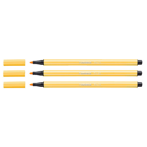 Stabilo Feutre STABILO Pen 68/44 Medium jaune