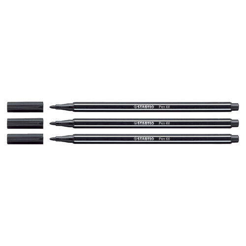 Stabilo Feutre STABILO Pen 68/46 Medium noir