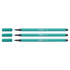 Viltstift STABILO Pen 68/51 medium turquoiseblauw