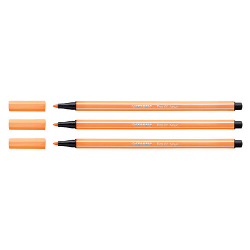Stabilo Viltstift STABILO Pen 68/054 medium neon oranje