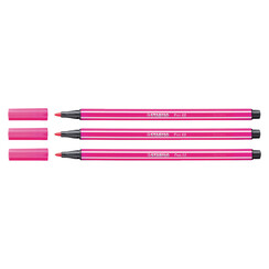 Viltstift STABILO Pen 68/56 medium rozerood