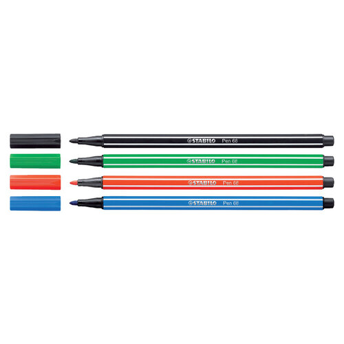 Stabilo Viltstift STABILO Pen 68/56 medium rozerood