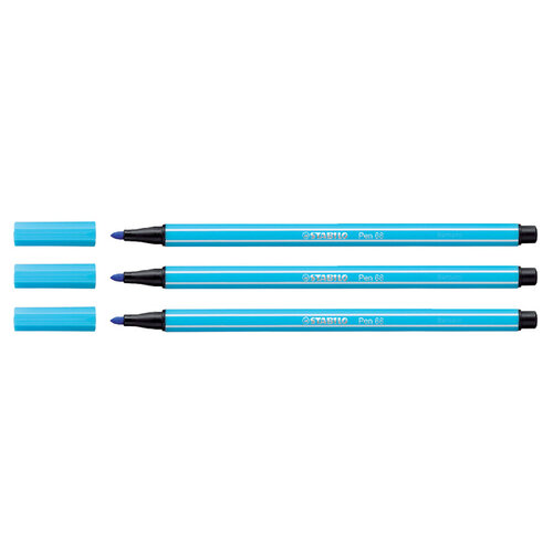 Stabilo Feutre STABILO Pen 68/57 Medium bleu azur
