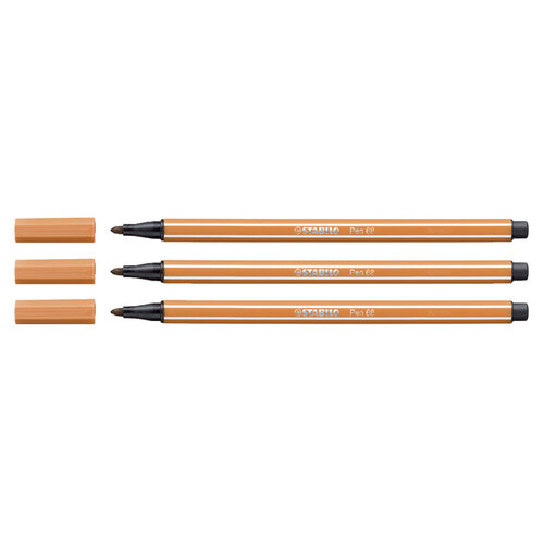 Stabilo Feutre STABILO Pen 68/89 Medium ocre foncé
