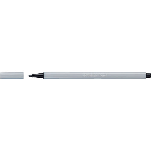 Stabilo Viltstift STABILO Pen 68/94 medium lichtgrijs