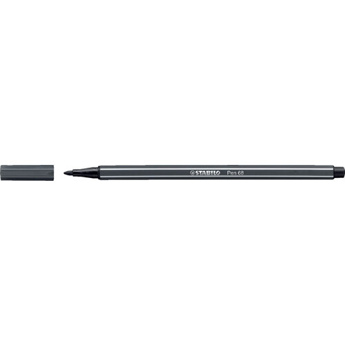 Stabilo Feutre STABILO Pen 68/97 Medium gris très foncé