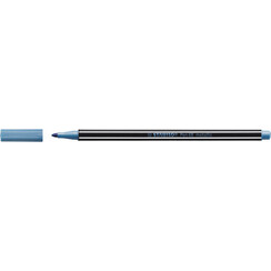 Viltstift STABILO Pen 68/841 medium metallic blauw
