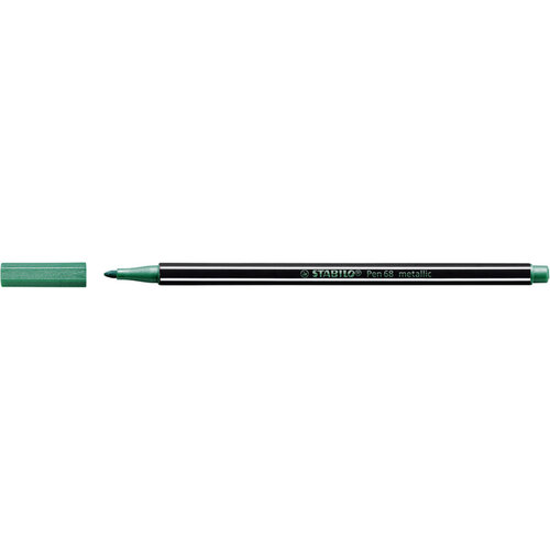 Stabilo Viltstift STABILO Pen 68/836 medium metallic groen