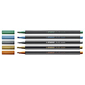 Stabilo Viltstift STABILO Pen 68/836 medium metallic groen
