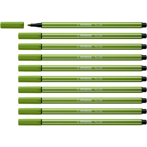 Stabilo Feutre STABILO Pen 68/37 Medium vert épinard
