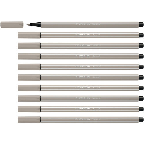 Stabilo Feutre STABILO Pen 68/93 Medium gris perle