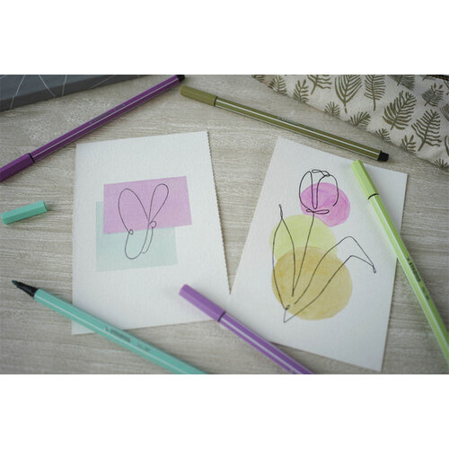 Stabilo Feutre STABILO Pen 68/35 Medium vert mousse