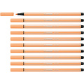 Stabilo Feutre STABILO Pen 68/25 Medium orange pastel