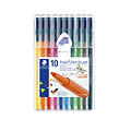 Staedtler Kleurstift Staedtler 323 Triplus color à 10 stuks assorti