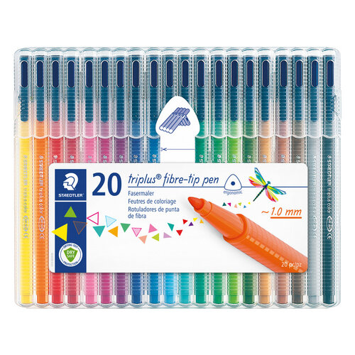 Staedtler Feutre de coloriage Staedtler 323 triplus Color 20 couleurs