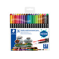 Staedtler Feutre Staedtler Design Journey permanent double pointe assorti