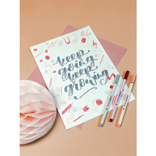 Stabilo Feutre pinceau STABILO Pen 568/30 orange foncé