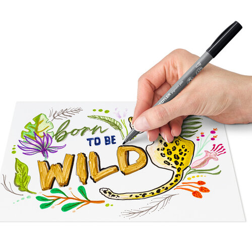 Staedtler Fijnschrijver Staedtler PigmentArts Intens zwart