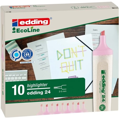 edding Ecoline Surligneur edding 24 EcoLine rose pastel