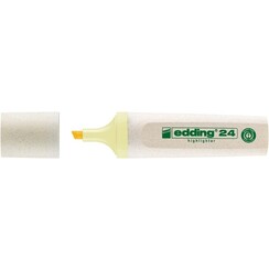 Surligneur edding 24 EcoLine jaune pastel