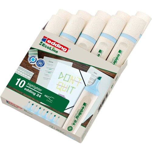 edding Ecoline Surligneur edding 24 EcoLine bleu pastel