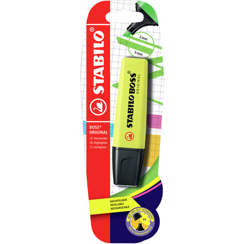 Stabilo Surligneur STABILO Boss Original 70/24 jaune
