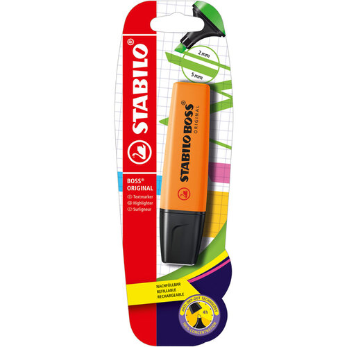 Stabilo Surligneur STABILO BOSS Original 70/54 orange blister 1 pièce