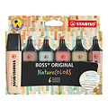 Stabilo Surligneur STABILO Boss 70/6 NatureCOLORS étui 6 pièces