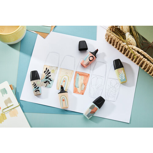 Stabilo Markeerstift STABILO BOSS naturevibes assorti 6 stuks
