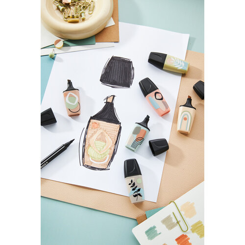 Stabilo Markeerstift STABILO BOSS naturevibes assorti 6 stuks
