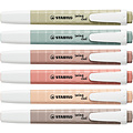 Stabilo Markeerstift STABILO Swing cool nature colors assorti 6 stuks