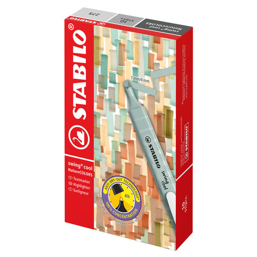 Stabilo Markeerstift STABILO Swing cool nature colors beige