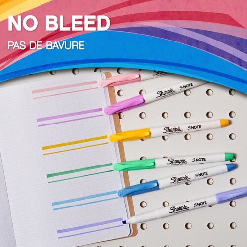 Sharpie Surligneur Sharpie S-note blister 12 couleurs