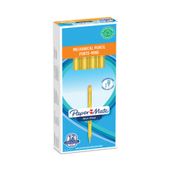 Crayon Paper Mate Non-Stop HB Clip et gomme jaune