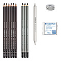 Staedtler Set fusain Staedtler Design Journey 12 pièces