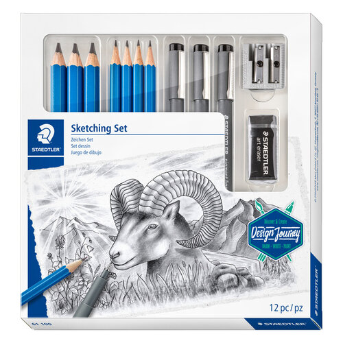 Staedtler Potlood Staedtler Design Journey schetsset 12-delig