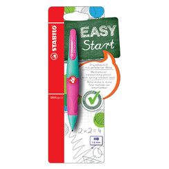 Portemine STABILO EASYergo 1,4mm droitier turquoise/néon jaune blister