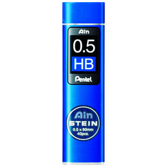 Mine portemine Pentel Ain Stein HB 0,5mm étui 40 pièces