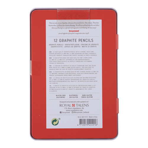 Bruynzeel Crayon graphite Bruynzeel Expression set 12 duretés gris