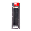 Bruynzeel Crayon Bruynzeel Teens HB avec embout gomme blister 5 duretés gris