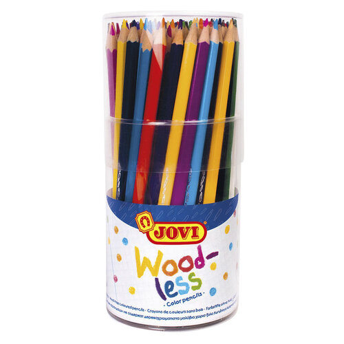 JOVI Kleurpotloden Jovi houtvrij assorti pot à 84 stuks