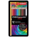 Stabilo Kleurpotloden STABILO 1612 aquacolor assorti blik à 12 stuks