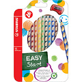 Stabilo Crayons de couleur STABILO 331 Easycolors droitier + taille-crayon assorti 'setui 12 pièces