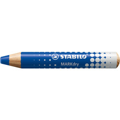 Crayon marqueur tableau blanc STABILO MARKdry bleu