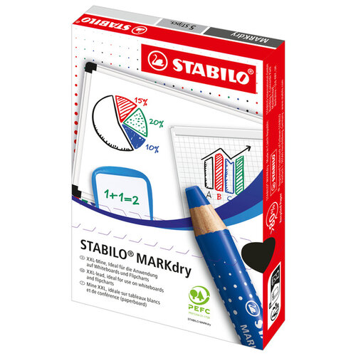 Stabilo Crayon marqueur tableau blanc STABILO MARKdry vert